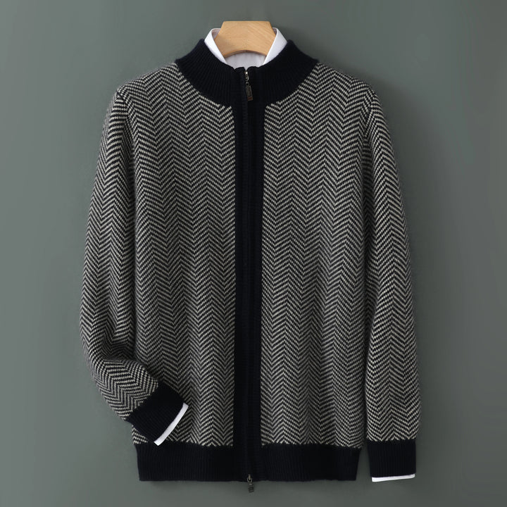 Julius Marcellus Cashmere Zip-Up Sweater