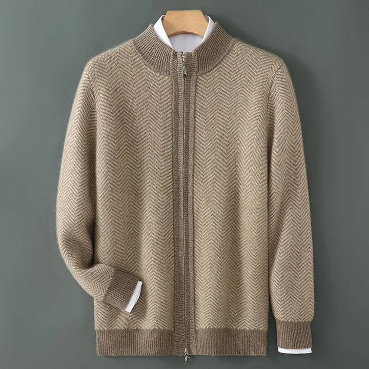 Julius Marcellus Cashmere Zip-Up Sweater