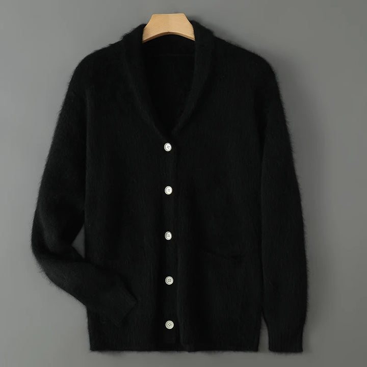 Ludovic Serafino Mink Cashmere Cardigan