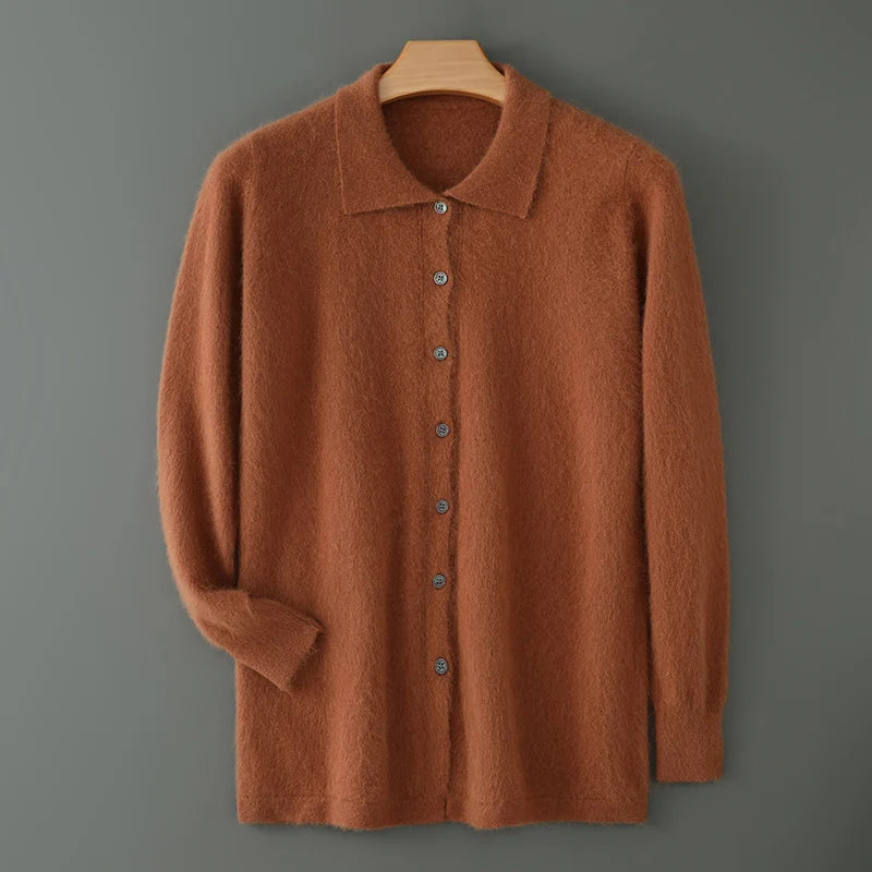 Sandro Lucchesi Mink Cashmere Cardigan