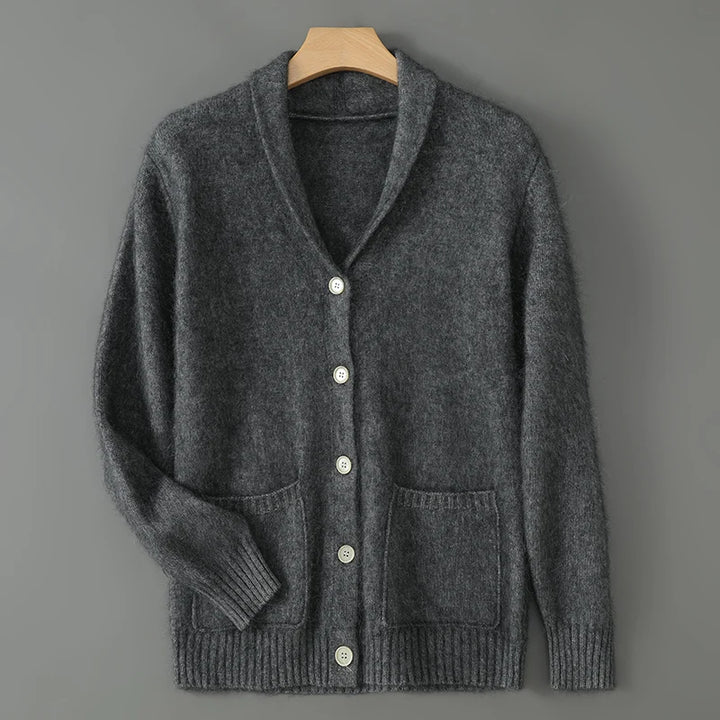 Ludovic Serafino Mink Cashmere Cardigan